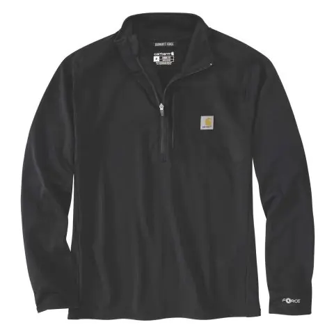 Carhartt Mock Neck Half-Zip T-Shirt Tröja Snabb frakt